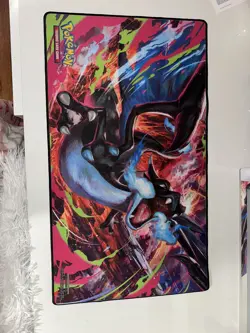 Pokemon Mega Charizard UPC Playmat Phantasmal Flames - Play Mat/Mouse Pad - Image 1
