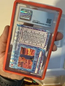 Pokemon 2000 Topps Holo Foil Blue Label Farewell Lugia #68 CGC PERFECT 10!!! - Image 2
