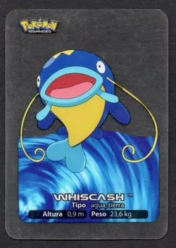 WHISCASH #101 LAMINCARD COLECCION POKEMON ADVANCED LAMINCARDS 2006 EDIBAS - Image 1