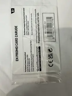 Zarude 056/084 Pitch Black Promo GameStop NEW SEALED - Image 2