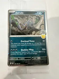 Zarude 056/084 Pitch Black Promo GameStop NEW SEALED - Image 5