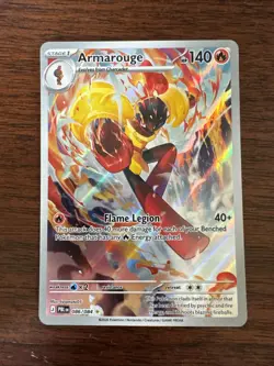 Pokemon TCG Armarouge Pitch Black Illustration Rare 86/84 - Image 1