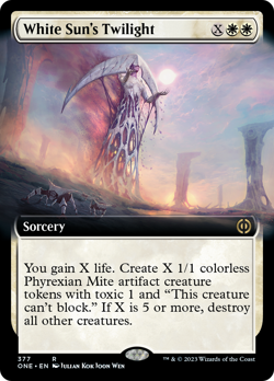 White Sun's Twilight (Extended Art) Phyrexia: All Will Be One HEAVILY PLD - Image 1