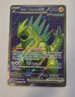 x2 Iron Thorns ex 196/167 Twilight Masquerade Ultra Rare Full Art Pokemon - Image 1