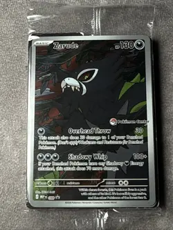 Zarude MEP 088 Pokemon Center Stamped Black Star Promo SEALED - Image 1