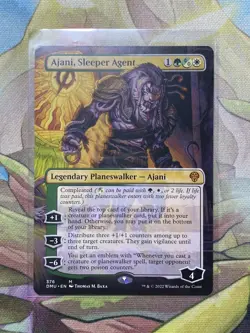 MTG Ajani, Sleeper Agent Borderless Dominaria United 376 - Image 1