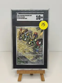 SGC 10 Cyclizar 215/182 Paradox Rift Holo Pokemon Illustration Rare Art English - Image 1