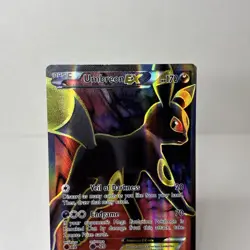 UMBREON EX 119/124 HOLO ULTRA RARE FATES COLLIDE POKEMON MP - Image 2
