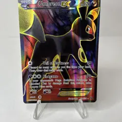 UMBREON EX 119/124 HOLO ULTRA RARE FATES COLLIDE POKEMON MP - Image 3