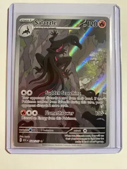 Pokemon Salazzle #224/217 English Ascended Heroes Illustration Rare - Image 1
