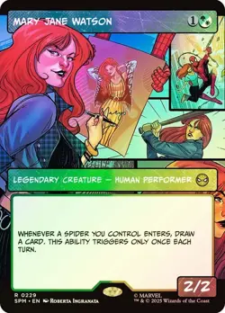 Mary Jane Watson Foil Showcase Marvel's Spider-Man NM MTG - Image 1