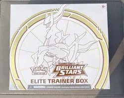 Pokemon TCG Sword & Shield Brilliant Stars Elite Trainer box ETB New/Sealed 820650850127 - Image 1