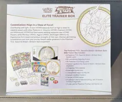 Pokemon TCG Sword & Shield Brilliant Stars Elite Trainer box ETB New/Sealed 820650850127 - Image 2