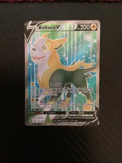 Boltund V 181/192 Ultra Rare Rebel Clash Pokemon Holo Near Mint - Image 1