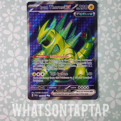 Pokemon Tcg Iron Thorns Ex 196/167 Secret Rare Scarlet Violet Twilight Masquerad - Image 1