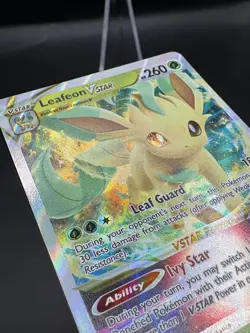 Leafeon VSTAR 014/159 Crown Zenith Ultra Rare Full Art Holo Pokemon TCG NM - Image 3
