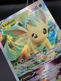 Leafeon VSTAR 014/159 Crown Zenith Ultra Rare Full Art Holo Pokemon TCG NM - Image 4