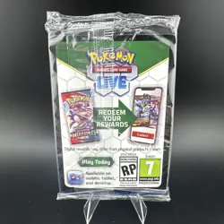 SEALED Pokemon Fusion Strike Prerelease Latias Black Star Promo Pack SWSH171 - Image 2