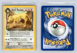 Dark Persian 42/82 Uncommon Team Rocket Unlimited Pokemon MODERATELY PLAYED - Image 3