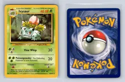 Ivysaur 30/102 Uncommon Base Set Unlimited Pokemon MODERATELY PLAYED - Image 3
