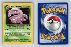 Dark Weezing 31/82 Rare Team Rocket Unlimited Pokemon MODERATELY PLAYED - Image 3
