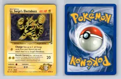 Lt. Surge's Electabuzz 27/132 Rare Gym Heroes Unlimited Pokemon MP - Image 3
