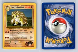 Brock's Sandslash 23/132 Rare Gym Heroes Unlimited Pokemon MODERATELY PLAYED - Image 3