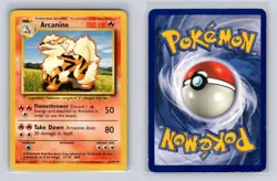 Arcanine 23/102 Uncommon Base Set Unlimited Pokemon MODERATELY PLAYED - Image 3