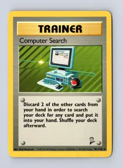 Computer Search 101/130 - R Base Set 2 - MP - Pokemon - Image 1