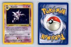 Haunter 6/62 Rare Fossil Unlimited Holo Pokemon MODERATELY PLAYED - Image 3