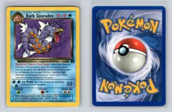 Dark Gyarados 25/82 Rare Team Rocket Unlimited Pokemon MODERATELY PLAYED - Image 3