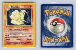 Ninetales 12/102 Holo Rare Base Set Unlimited Pokemon DAMAGED - Image 3