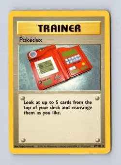 Pokedex 115/130 - UC Base Set Unlimited - MP - Pokemon - Image 1