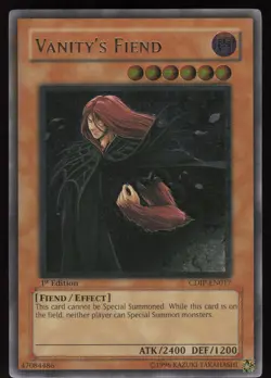 Vanity's Fiend (UTR) CDIP-EN017 Ultimate Rare 1st Edition YU-GI-OH - Image 1
