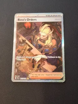 Boss's Orders Full Art Trainer 265/193 Paldea Evolved Pokemon Tcg - Image 1