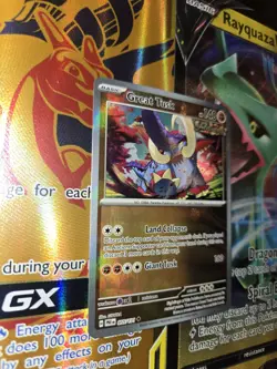 Great Tusk 055/131 Sv: Prismatic Evolutions Reverse Holo pokeball NM Pokemon TCG - Image 3