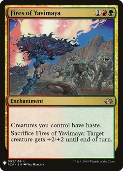Fires of Yavimaya Light Play, English Magic the Gathering MTG Mystery Booster - Image 1