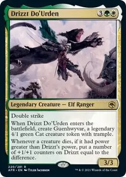 Drizzt Do'Urden R Foil Adventures in the Forgotten Realms 220 NM - Image 1