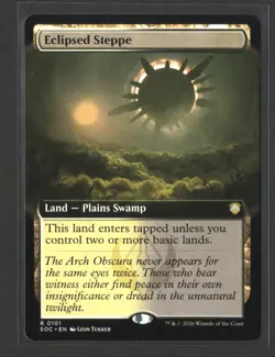 Eclipsed Steppe (Extended Art) SOC 101 R Commander: Secrets of Strixhaven NM - Image 1