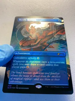 MTG 1x BORDERLESS FOIL Mystic Remora 406 Secret Lair Drop Magic Gathering x1 NM - Image 3