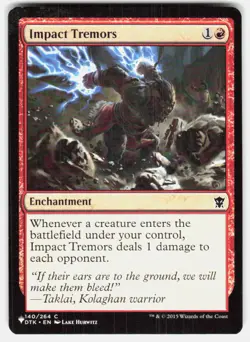 Impact Tremors 140 Common The List Reprints Magic: The Gathering Lightly Played - Image 2