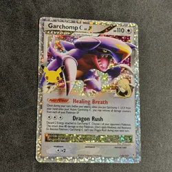 Pokemon Garchomp C Lv.X 145/147 Holo Rare Celebrations 25th Anniversary - Image 1