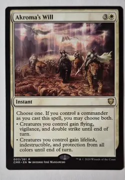 Akroma's Will Commander Legends Regular - Image 1