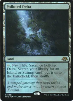 MTG: Modern Horizons 3: Foil Polluted Delta: Lightly Played Condition - Image 1