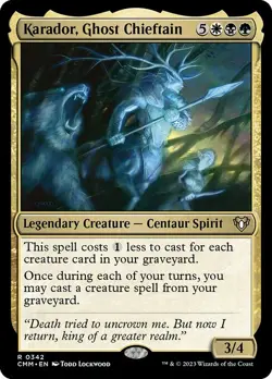 1x Karador, Ghost Chieftain NM Eng MTG - Commander Masters - Image 1