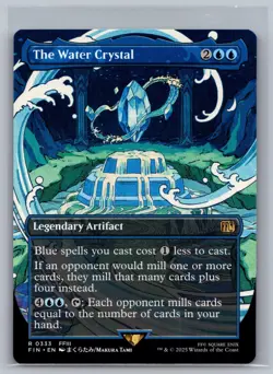 The Water Crystal (Borderless) 333 Rare FINAL FANTASY Magic: The Gathering NM - Image 1