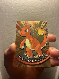 1999 Topps Pokemon Charmeleon Holo Foil #05, TV Animation Ed. Black Topps Logo - Image 1