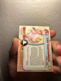 1999 Topps Pokemon Charmeleon Holo Foil #05, TV Animation Ed. Black Topps Logo - Image 2
