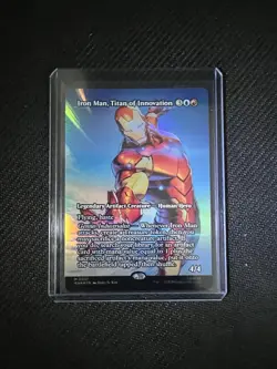 Iron Man, Titan of Innovation (Borderless) Marvel Universe Eternal-Legal Foil NM - Image 1