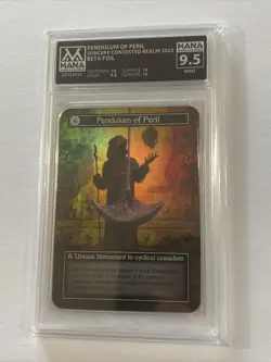 Pendulum Of Peril Foil Beta Sorcery Contested Realm Mana Graded 9.5 Mint - Image 1